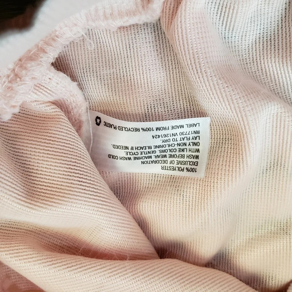 Blush Pink Fuzzy Crew Sweatshirt Size M (7/8) - So - Picture 6 of 8